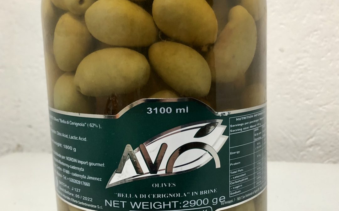 Aceitunas Gigantes verdes